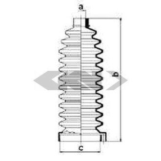 Пыльник рулевого механизма (GKN) SPIDAN 83704