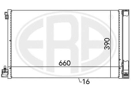 Радіатор ERA 667049