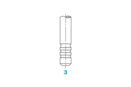 Випускний клапан Audi A4, A6 (ATQ, AHA, AQD, APR, ALG, ACK) OSVAT 0966