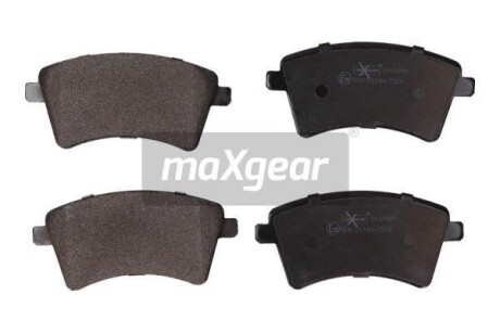 Комплект гальмівних колодок, дискове гальмо MAXGEAR 19-0899