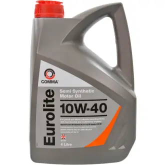 Моторное масло Eurolite 10W-40 полусинтетическое 4 л COMMA EUL4L