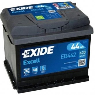 Акумулятор 6 CT-44-R Excell EXIDE EB442 (фото 1)