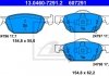 Комплект тормозных колодок, дисковый тормоз ATE 13.0460-7291.2 (фото 1)