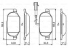 Колодки дискового тормоза BOSCH 0986494776 (фото 7)