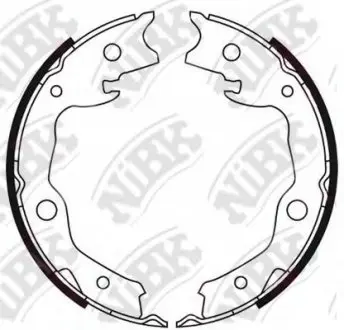 Тормозные колодки барабанные NIBK FN0621