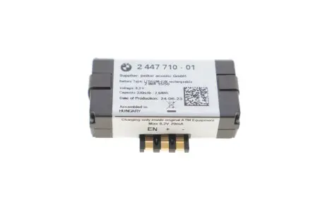 Акумуляторна батарея 6.0V 330mAh (управління телекомунікацій) BMW 84 10 2 447 710