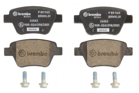 Тормозные колодки дисковые BREMBO P85114X (фото 1)
