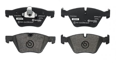 Гальмівні колодки, тюнінг P 06 036X BREMBO P06036X