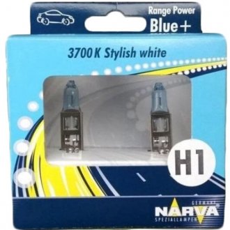 Набір автоламп 55 W, 12 V прозоро-блакитна, 2 шт NARVA 48630S2 (фото 1)
