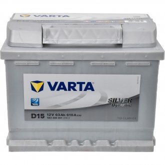 Акумулятор 6 CT-63-R Silver Dynamic VARTA 563400061 3162 (фото 1)