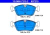 Комплект тормозных колодок, дисковый тормоз 13.0460-7215.2 ATE 13046072152 (фото 1)