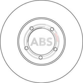 Диск гальмівний (ABS) A.B.S. A.B.S. 16283