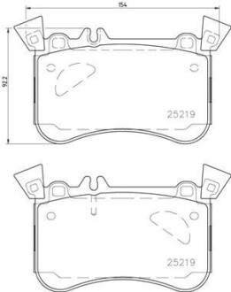 Гальмівні колодки дискові BREMBO P50 121