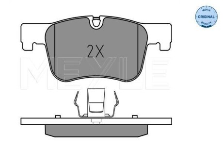 Колодки тормозные (передние) BMW 1 (F20)/3 (F30)/4 (F32) 10- 025 255 0618 MEYLE 0252550618