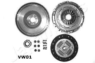 VW К-кт сцепления с маховиком Audi A3,Skoda Octavia,SuperB,Caddy III,Golf V,VI,Passat,Touran 1.9/2.0TDI 03- JAPANPARTS KV-VW01 (фото 1)