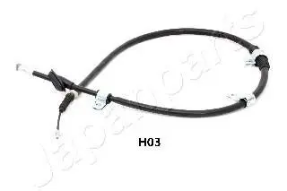 HYUNDAI Трос ручн.тормоза лев.Coupe 96- JAPANPARTS BC-H03