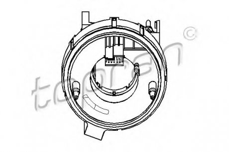 Кольцо с контактной пластиной TOPRAN 112409 (фото 1)