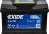Акумулятор 6 CT-60-R Excell EXIDE EB602 (фото 1)