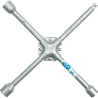 Ключ балонний хрестовий 17x19x21 мм VOREL 57020