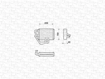 HEATER Радиатор FIAT NUOVA PUNTO [] MAGNETI MARELLI 350218065000
