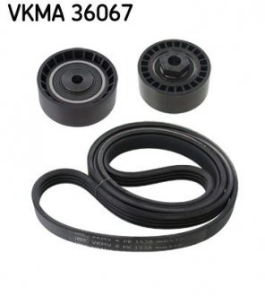 Поликлиновой ременный комплект SKF VKMA 36067