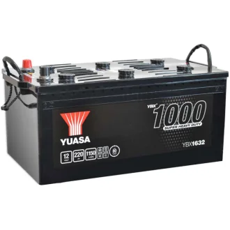 Аккумулятор 6 CT-220-L YBX 1000 Super Heavy Duty YUASA YBX1632