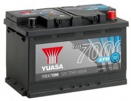 Акумулятор 6 CT-75-R EFB Start Stop YUASA YBX7096 (фото 1)