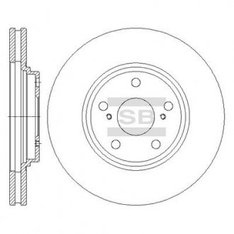 Тормозной диск SANGSIN HI-Q SD4047