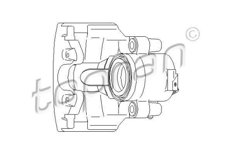 Суппорт гальмівний TOPRAN 110288
