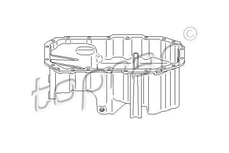 Поддон масличный TOPRAN 112344
