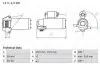 Стартер 12В 1.2кВт FORD C-Max/Focus \&#039;\&#039;1.8 BOSCH 0986028010 (фото 1)
