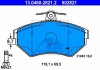 Комплект тормозних колодок, дисковий тормоз ATE 13046028212 (фото 1)