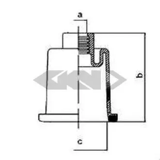 Пильник рульового механізму (GKN) SPIDAN 83922