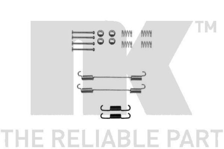 Комплектуючі, гальмівна колодка NK 7923796