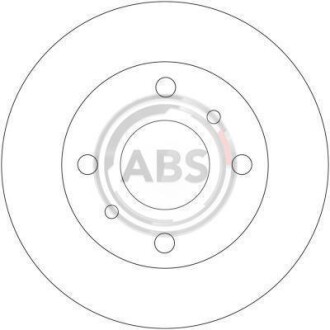 Тормозной диск перед. 200SX/Almera/G Series/Primera (88-21) A.B.S A.B.S. 16063