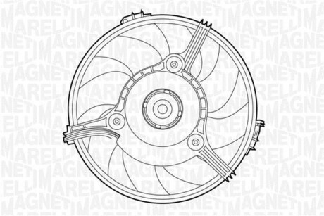 Вентилятор, охолодження двигуна MAGNETI MARELLI 069422263010 (фото 1)