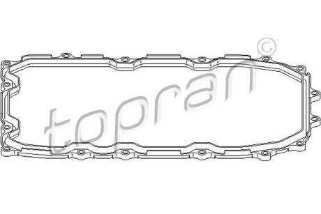 Прокладка масляного піддону 113 393 TOPRAN 113393
