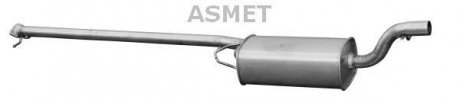 Передній глушник,випускна сист ASMET 07.192