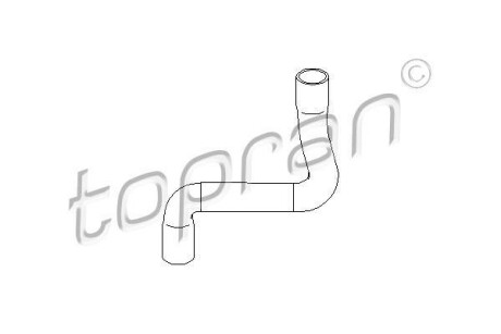 Шланг радіатора TOPRAN 110 492