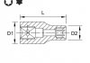 Головка торцевая 1/4" E5 TOPTUL BAED0805 (фото 2)