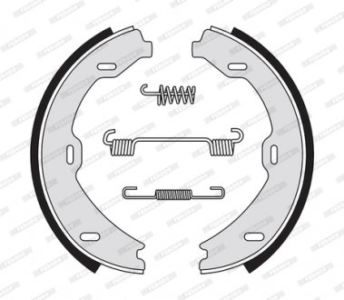 Гальмівні колодки, барабанні FERODO FSB4307 (фото 1)