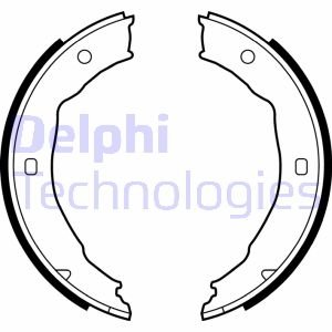 Тормозные колодки, барабанные DELPHI LS1881