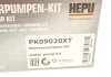 Комплект ГРМ + помпа Citroen Jumpy/Peugeot Expert 2.0HDI 10-(166x25)(+ ланцюг разпредвала) HEPU PK09020XT (фото 20)