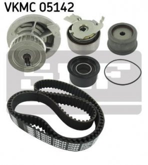 Комплект ГРМ, пас+ролик+помпа SKF VKMC 05142