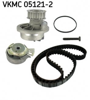 Комплект ГРМ, пас+ролик+помпа SKF VKMC 05121-2 (фото 1)