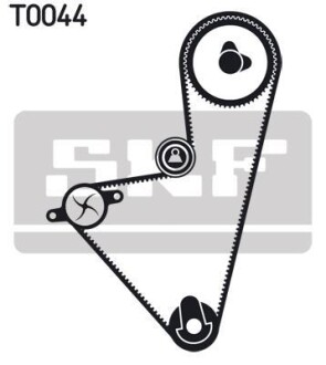 Комплект ГРМ (ремінь+ролик))) SKF VKMA 03111