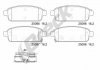 Колодки тормозные (задние) Opel Astra J 09- (с датчиком) BRECK 25096 00 704 20 (фото 2)