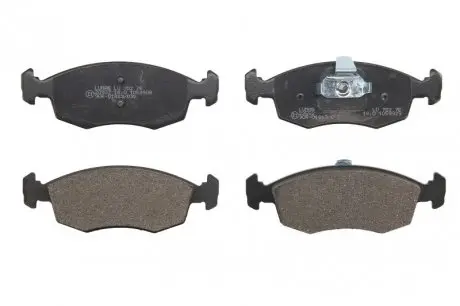 Тормозные колодки, дисковые. BRECK 23552 00 702 00