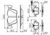 Гальмівні колодки, дискові BOSCH 0 986 494 835 (фото 1)