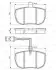 Тормозные колодки, дисковые. BOSCH 0 986 494 535 (фото 1)